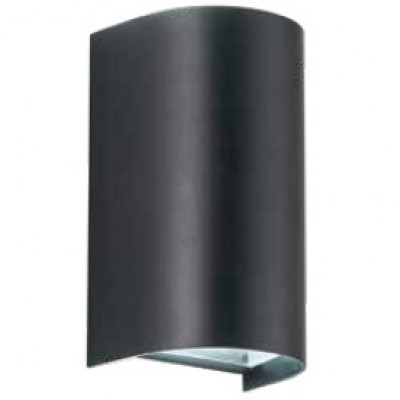 Φωτιστικό Σποτ Διπλής Κατεύθυνσης με 2 ντουί GU10 230V Πλαστικό IP65 Ανθρακί 21-0227-19